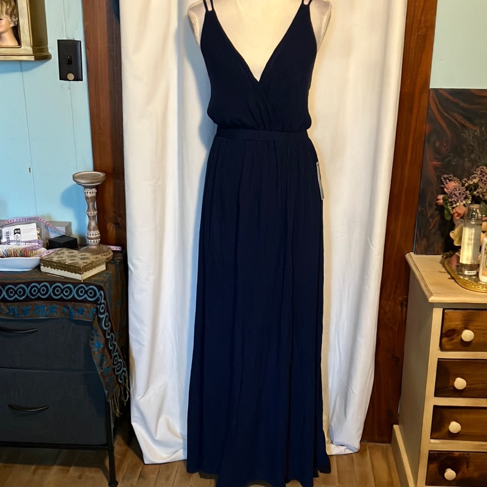 LuLu royal blue size medium dress NWT